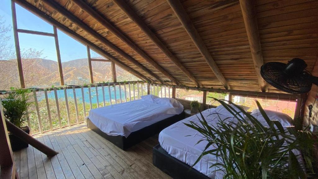 Tamarindo Beach Hostel Taganga Bagian luar foto