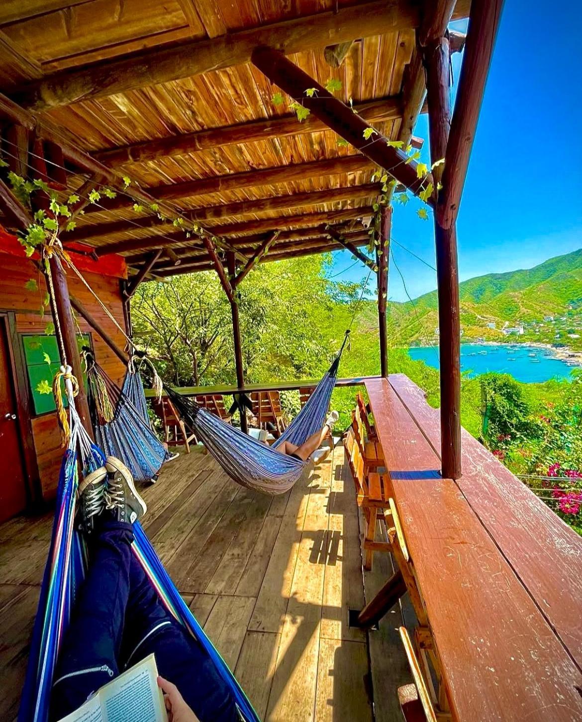Tamarindo Beach Hostel Taganga Bagian luar foto