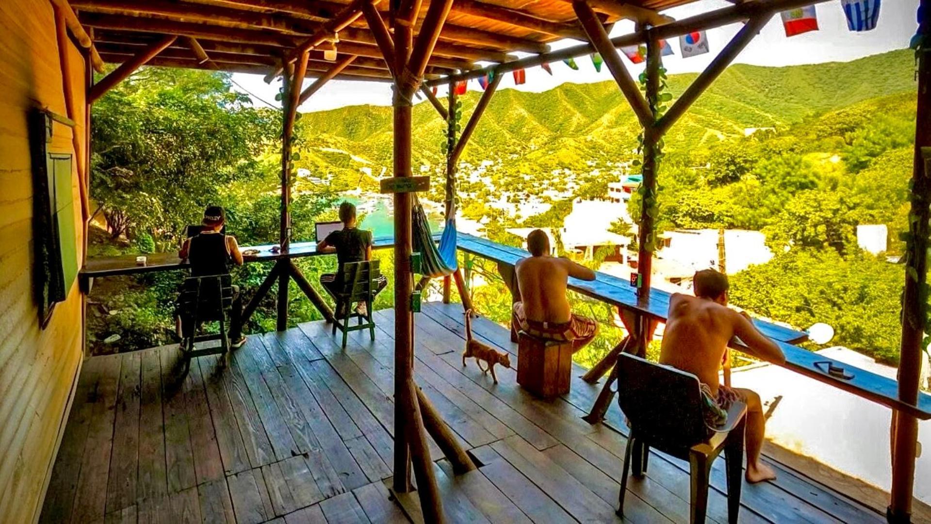 Tamarindo Beach Hostel Taganga Bagian luar foto
