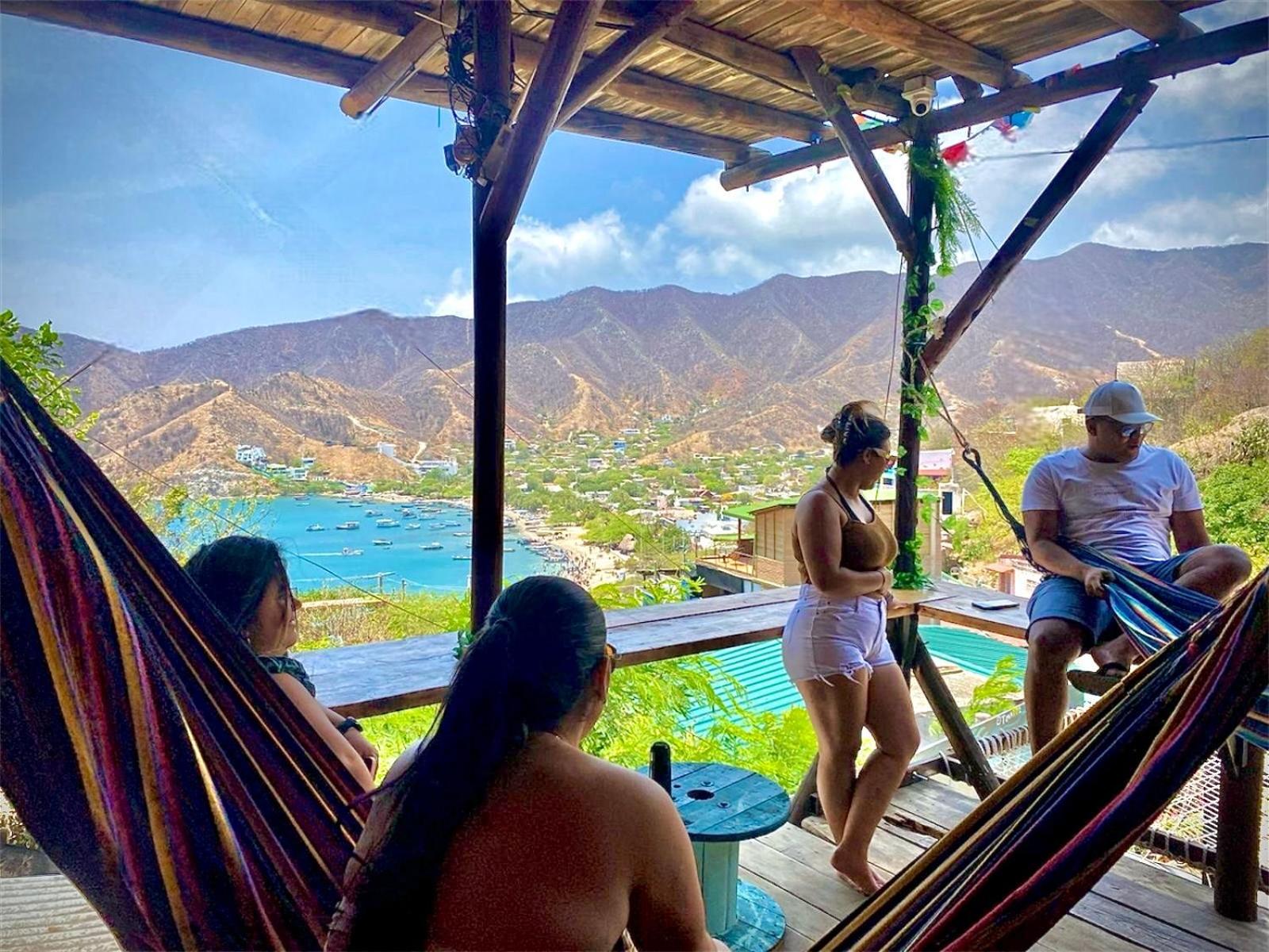 Tamarindo Beach Hostel Taganga Bagian luar foto