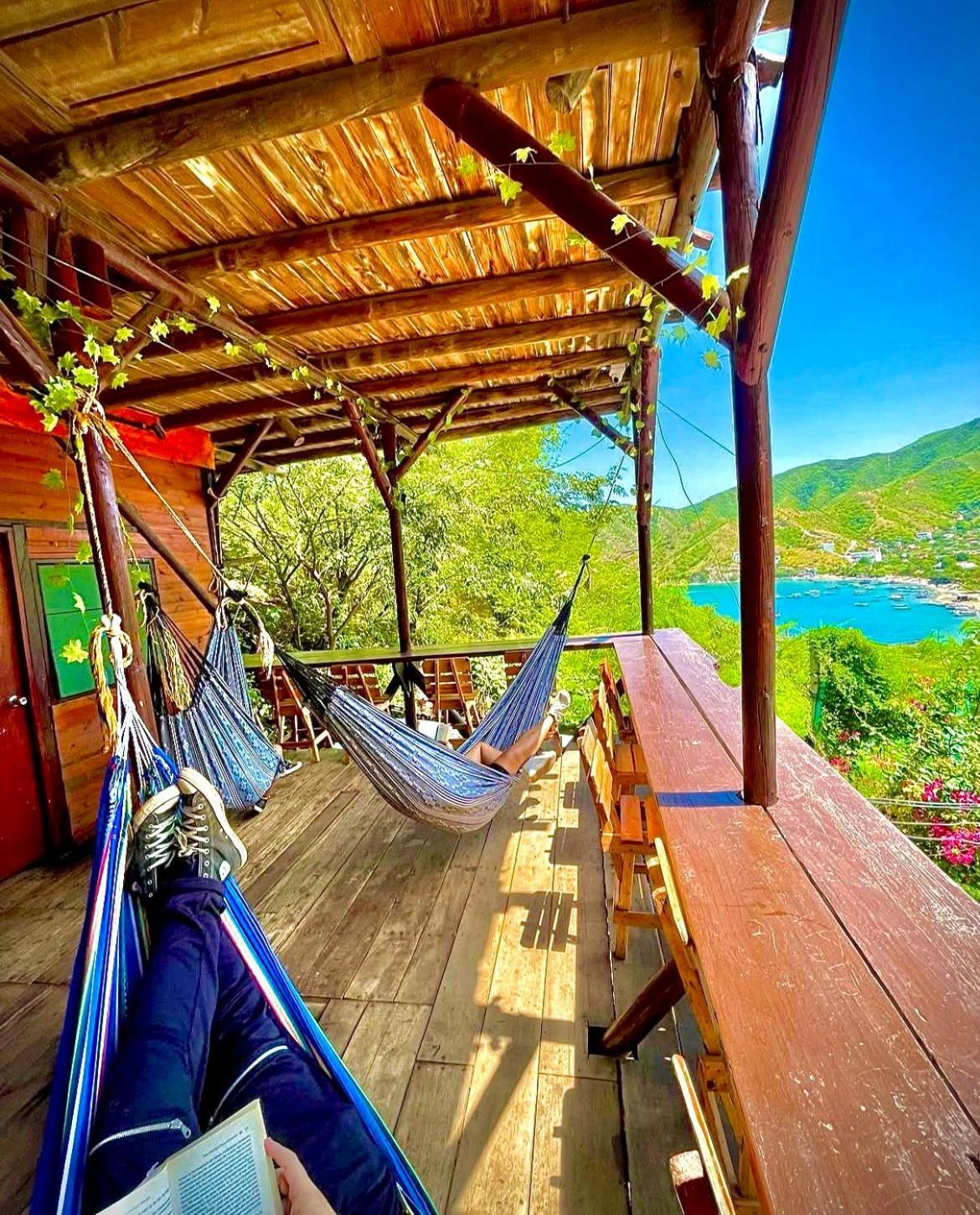 Tamarindo Beach Hostel Taganga Bagian luar foto